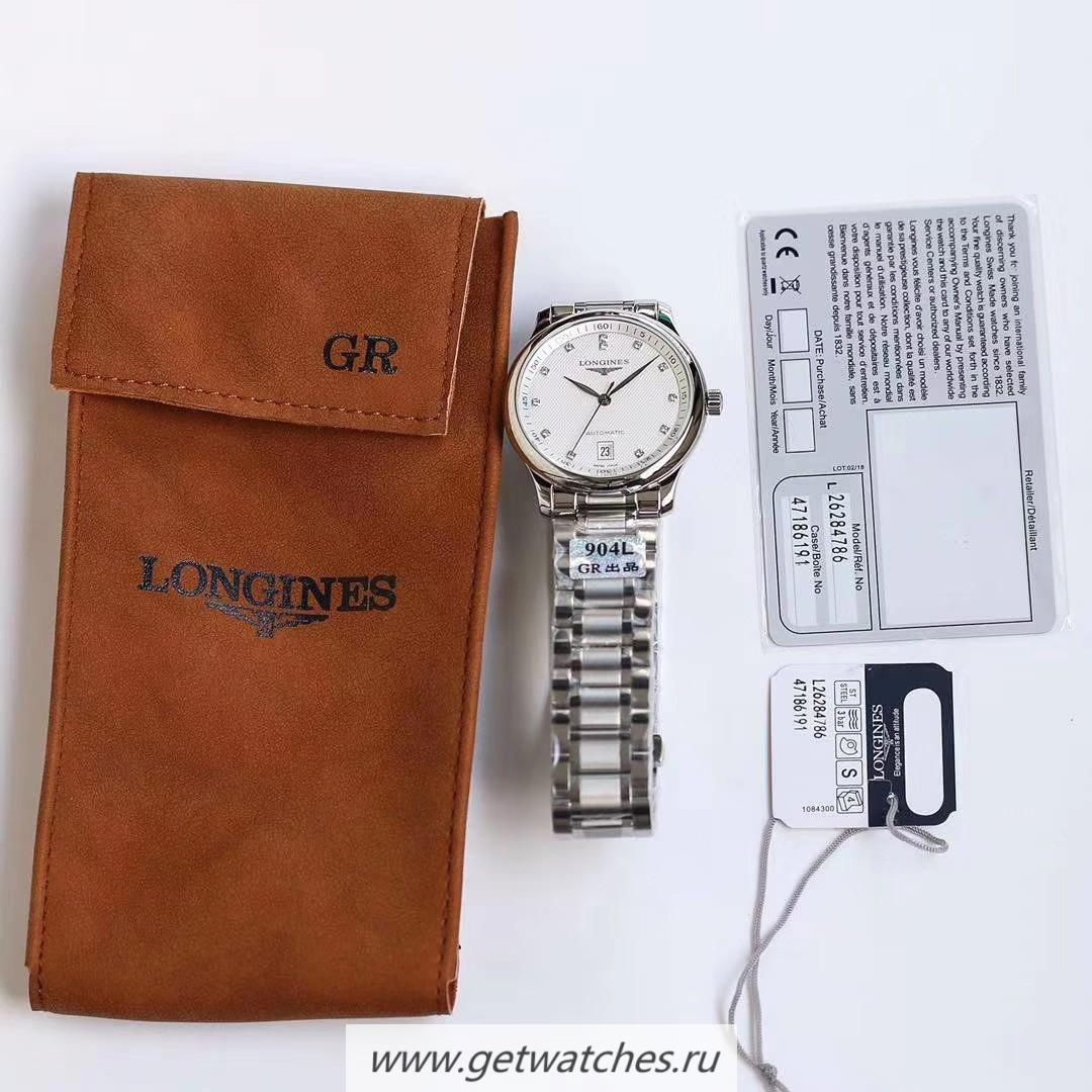 Replica Longines Master Date GRF SS 904L White Dial L888 Replica Longines Master Date GRF SS 904L White Dial L888
