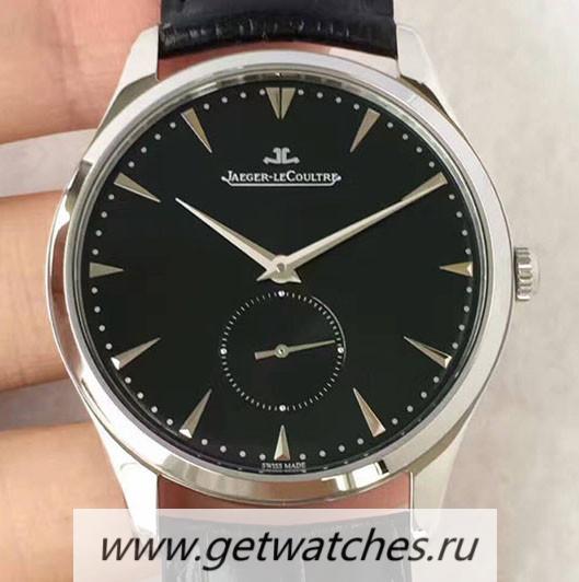 Copy Jaeger-LeCoultre Master Grande Ultra Thin Small Second 1358420 ZF SS Black Dial Calibre 896 Copy Jaeger-LeCoultre Master Grande Ultra Thin Small Second 1358420 ZF SS Black Dial Calibre 896