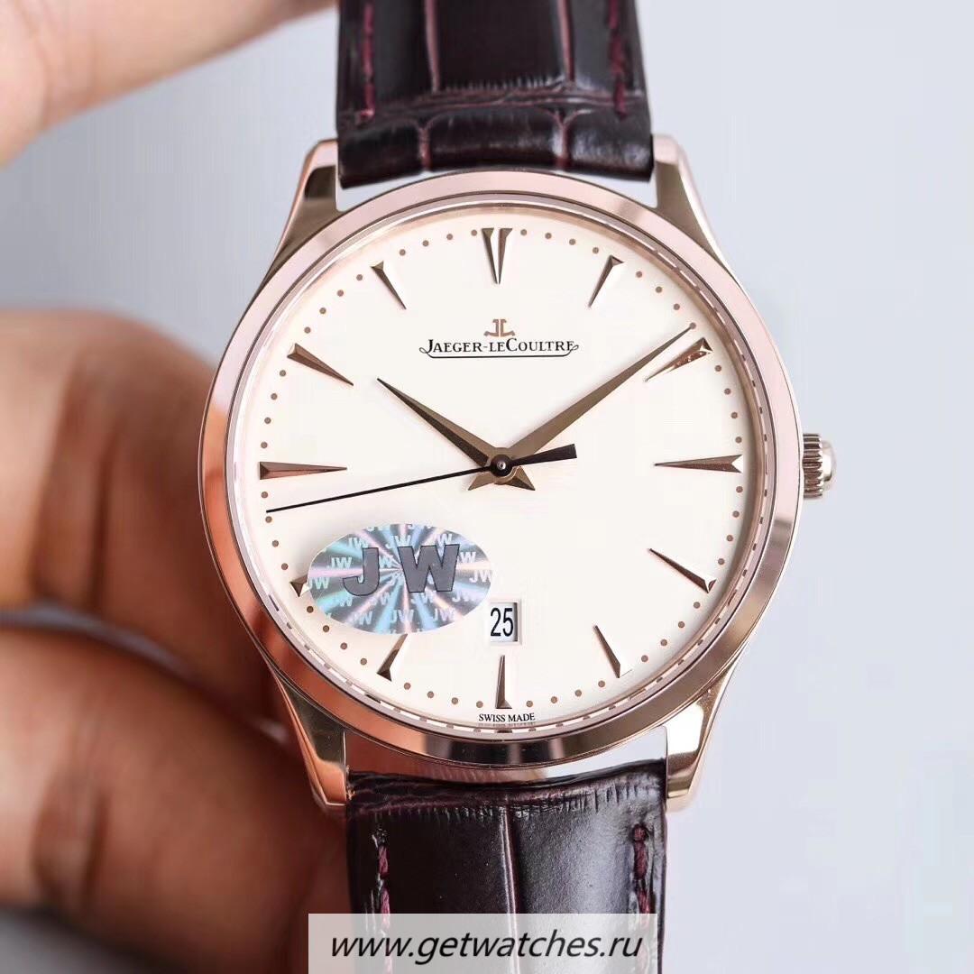 Fake Jaeger-LeCoultre Master Ultra Thin Date 1282510 JWF Rose Gold Beige Dial JLC 899/1 Fake Jaeger-LeCoultre Master Ultra Thin Date 1282510 JWF Rose Gold Beige Dial JLC 899/1