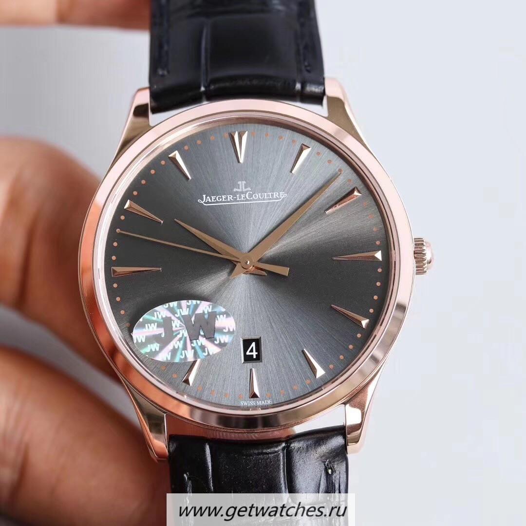 Replica Jaeger-LeCoultre Master Ultra Thin Date Q128255J JWF Rose Gold Anthracite Dial JLC 899/1 Replica Jaeger-LeCoultre Master Ultra Thin Date Q128255J JWF Rose Gold Anthracite Dial JLC 899/1
