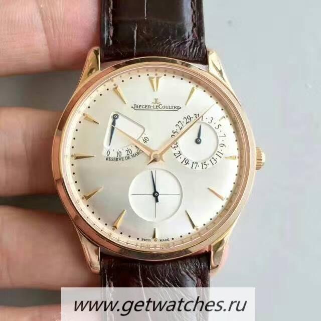 High Quality Jaeger-LeCoultre Master Ultra Thin Reserve De Marche 1372520 Noob Factory Rose Gold Silver Dial Calibre 938 High Quality Jaeger-LeCoultre Master Ultra Thin Reserve De Marche 1372520 Noob Factory Rose Gold Silver Dial Calibre 938