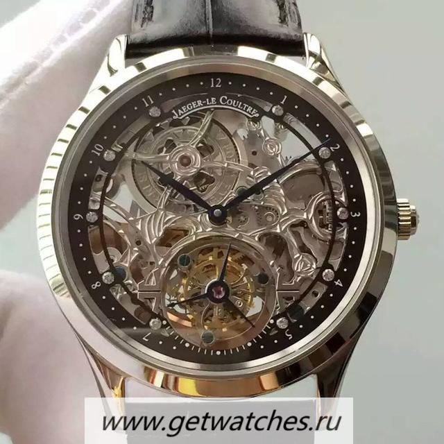 Replica Jaeger-LeCoultre Master Ultra Thin Tourbillon SS Black & Skeleton Dial Tourbillon Replica Jaeger-LeCoultre Master Ultra Thin Tourbillon SS Black & Skeleton Dial Tourbillon