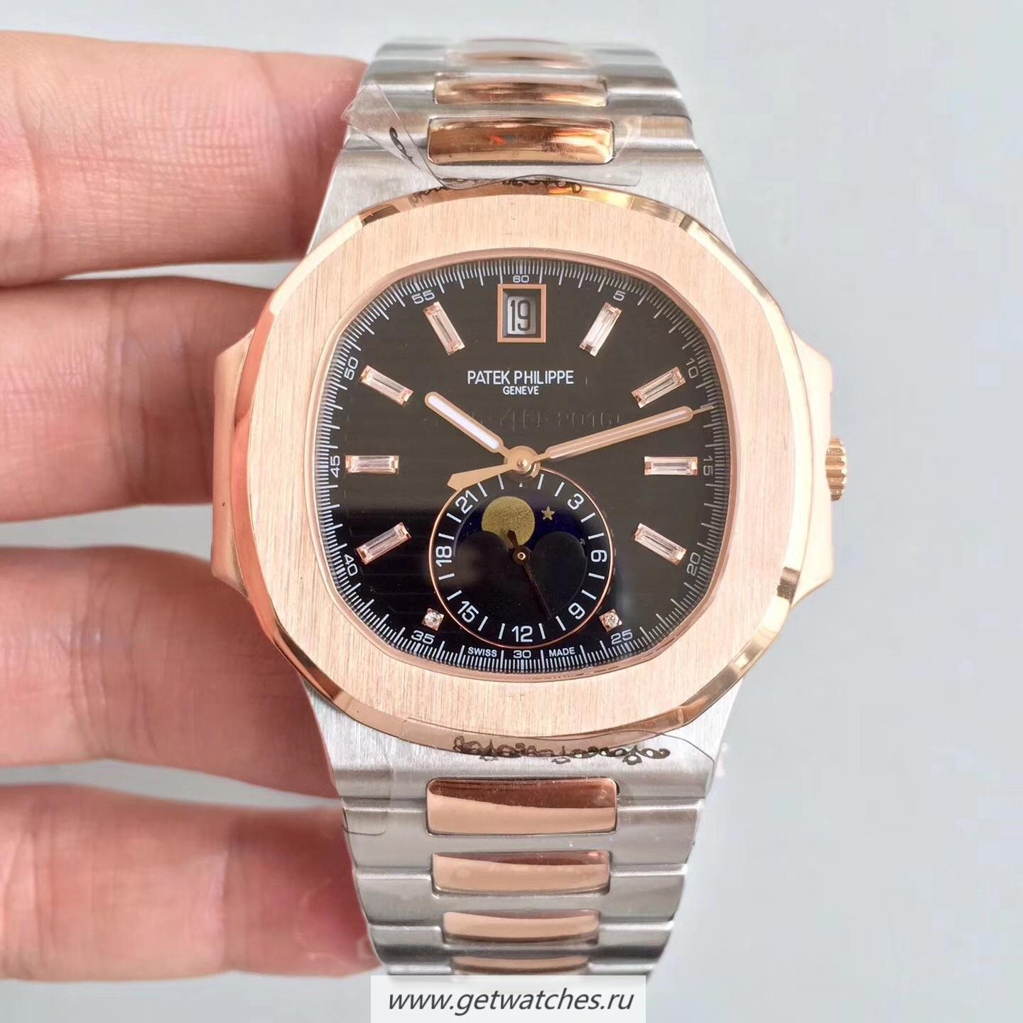 Perfect Replica Pat*k Phi1i*pe Nautilus 5726/1A-001 Noob Factory Rose Gold & SS Black Dial 324 S QA LU 24H/303 Perfect Replica Pat*k Phi1i*pe Nautilus 5726/1A-001 Noob Factory Rose Gold & SS Black Dial 324 S QA LU 24H/303