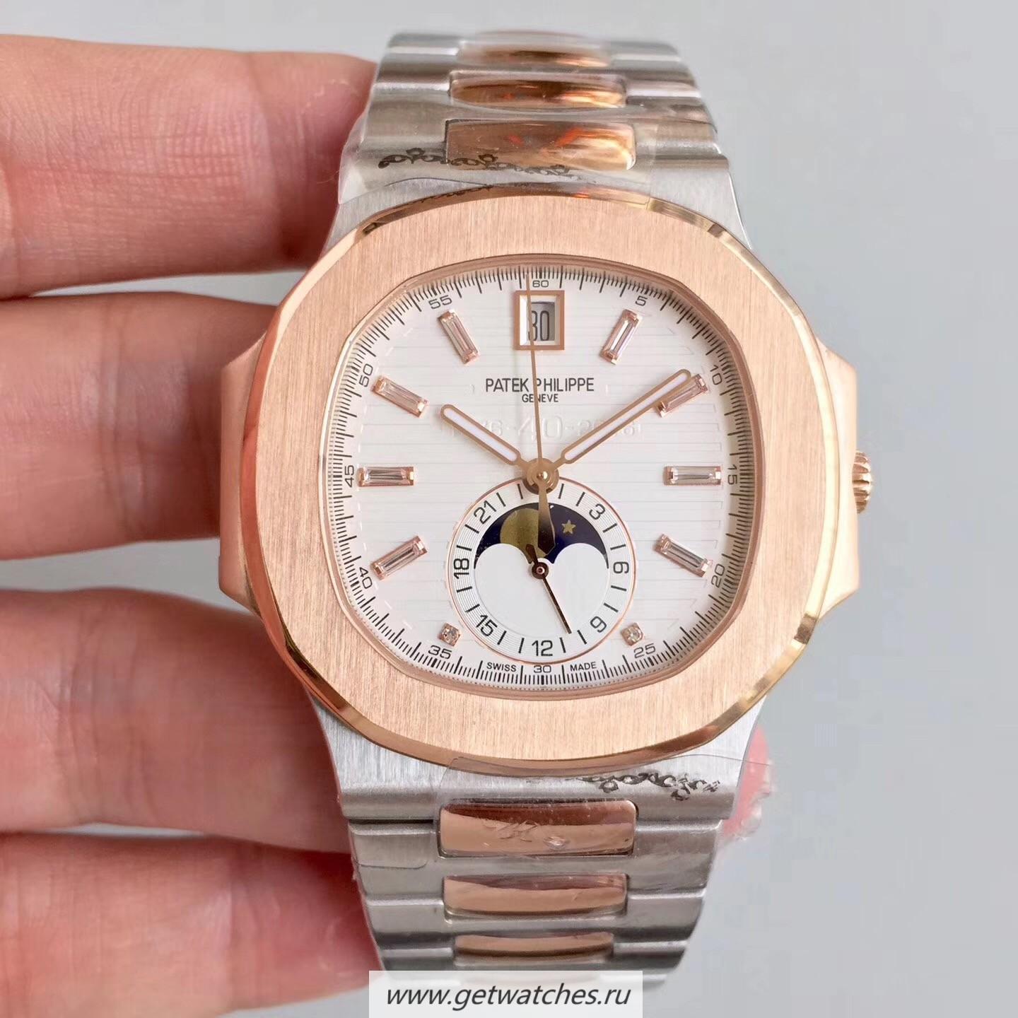 NEW Replica Pat*k Phi1i*pe Nautilus 5726/1A-001 Noob Factory Rose Gold & SS White Dial 324 S QA LU 24H/303 NEW Replica Pat*k Phi1i*pe Nautilus 5726/1A-001 Noob Factory Rose Gold & SS White Dial 324 S QA LU 24H/303