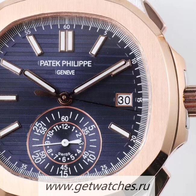 Fake Pat*k Phi1i*pe Nautilus Chrono 5980/1AR-001 PPF Rose Gold & SS Blue Dial 7750 Fake Pat*k Phi1i*pe Nautilus Chrono 5980/1AR-001 PPF Rose Gold & SS Blue Dial 7750