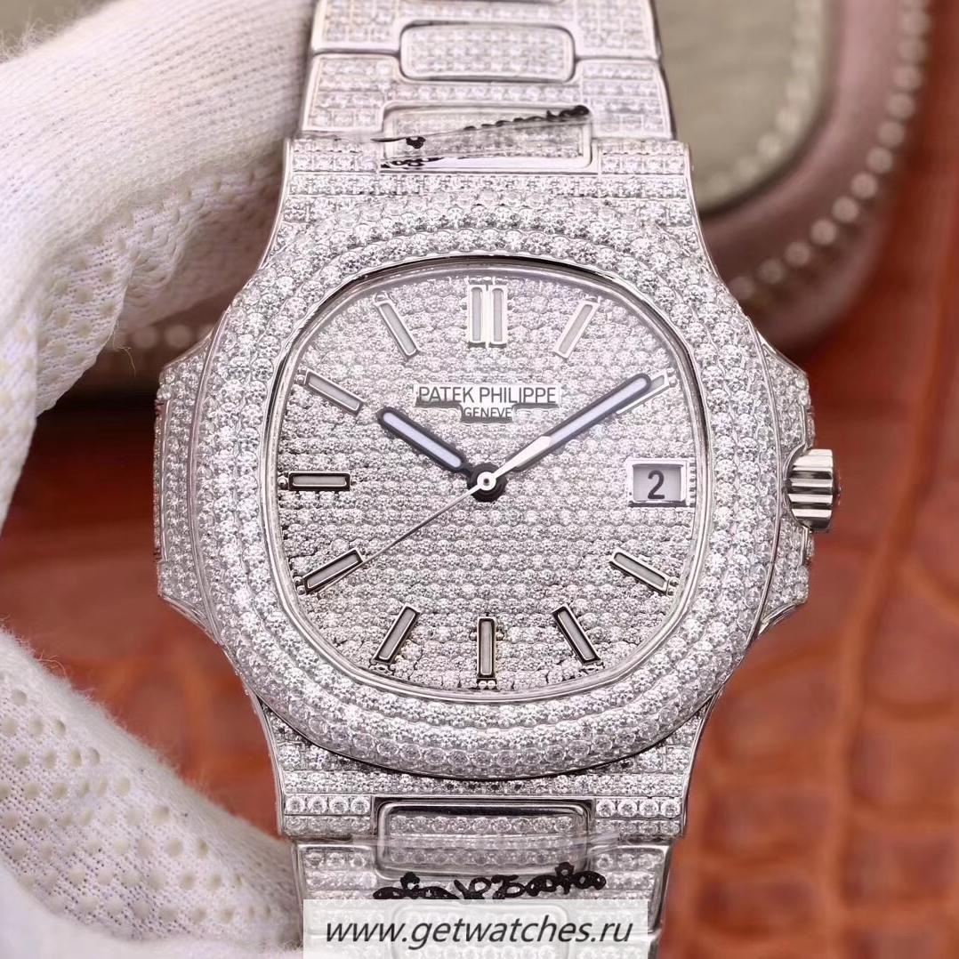 High Quality Pat*k Phi1i*pe Nautilus Jumbo 5719/10G-010 DMF SS & D1am0nds D1am0nd Dial 324SC High Quality Pat*k Phi1i*pe Nautilus Jumbo 5719/10G-010 DMF SS & D1am0nds D1am0nd Dial 324SC