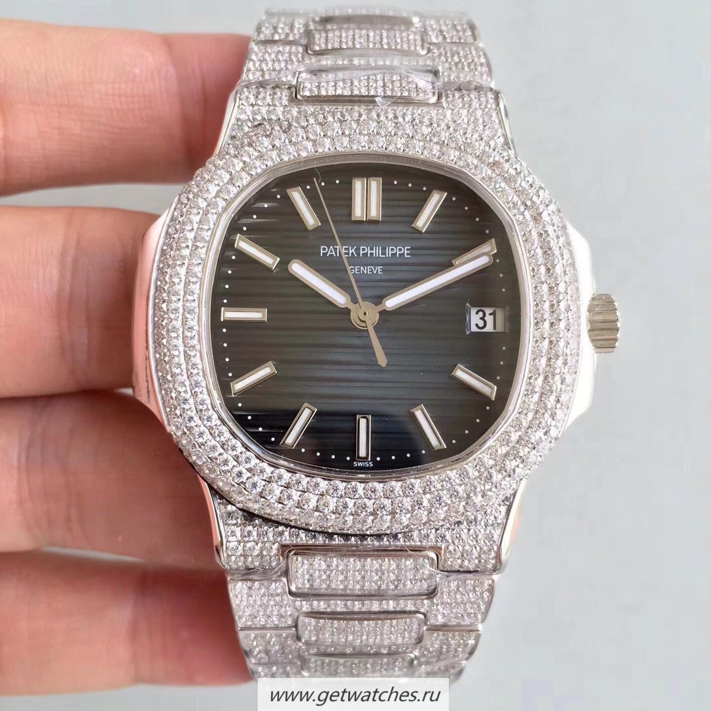 High Quality Pat*k Phi1i*pe Nautilus Jumbo 5719/10G-010 MKF SS & D1am0nds Blue Dial 324SC High Quality Pat*k Phi1i*pe Nautilus Jumbo 5719/10G-010 MKF SS & D1am0nds Blue Dial 324SC