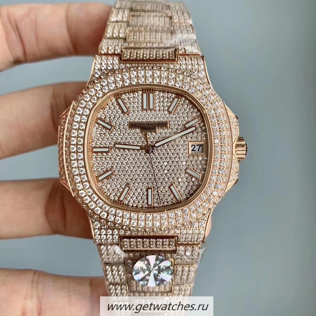 Shop Pat*k Phi1i*pe Nautilus Jumbo 5719/10G-010 WF Rose Gold & D1am0nds D1am0nd Dial 324SC Shop Pat*k Phi1i*pe Nautilus Jumbo 5719/10G-010 WF Rose Gold & D1am0nds D1am0nd Dial 324SC
