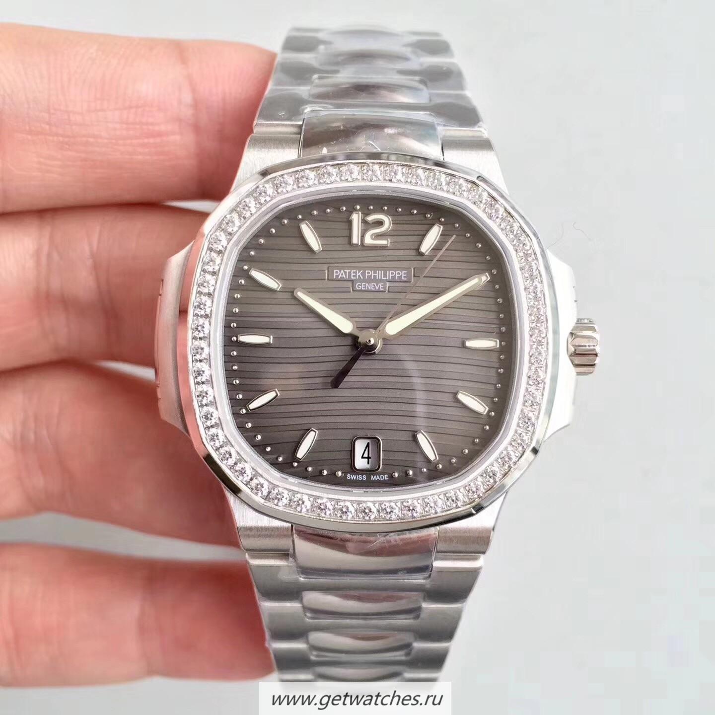 Shop Pat*k Phi1i*pe Nautilus Ladies 7018/1A-011 PF SS & D1am0nds Anthracite Dial 324SC Shop Pat*k Phi1i*pe Nautilus Ladies 7018/1A-011 PF SS & D1am0nds Anthracite Dial 324SC