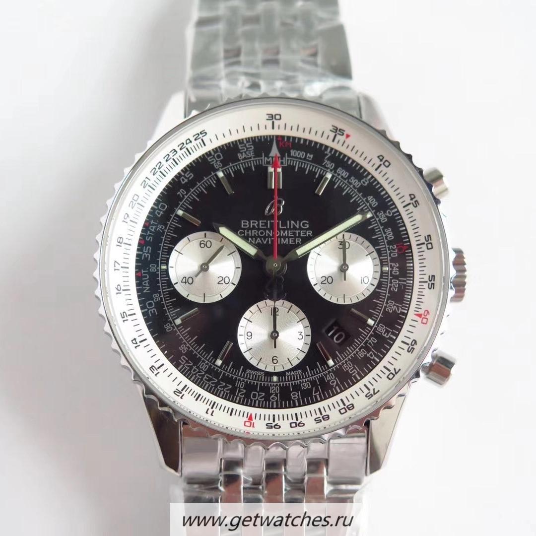 NEW Replica Breitling Navitimer 01 AIF SS Black Dial 7750 NEW Replica Breitling Navitimer 01 AIF SS Black Dial 7750
