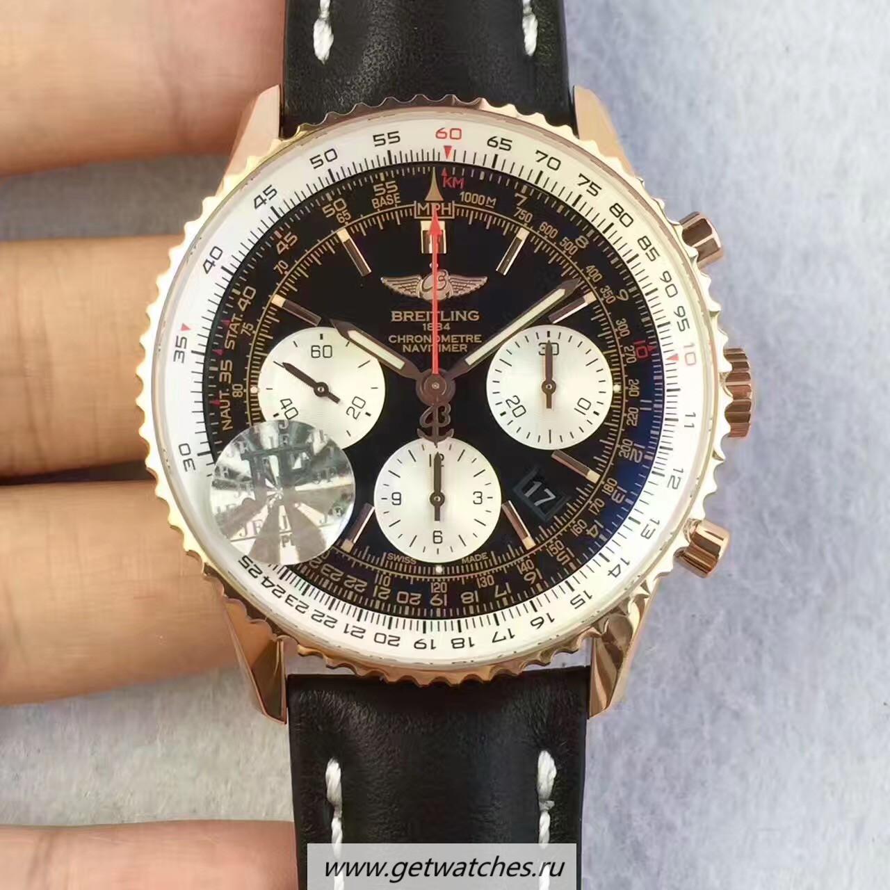 Fake Breitling Navitimer 01 RB012012.BA49.435X.R20BA.1 JF Rose Gold Black Dial 7750 Fake Breitling Navitimer 01 RB012012.BA49.435X.R20BA.1 JF Rose Gold Black Dial 7750