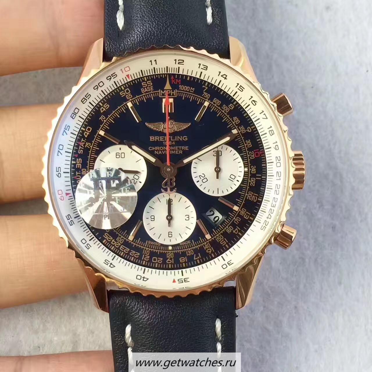 Copy Breitling Navitimer 01 RB012012.BA49.435X.R20BA.1 JF Rose Gold Blue Dial 7750 Copy Breitling Navitimer 01 RB012012.BA49.435X.R20BA.1 JF Rose Gold Blue Dial 7750