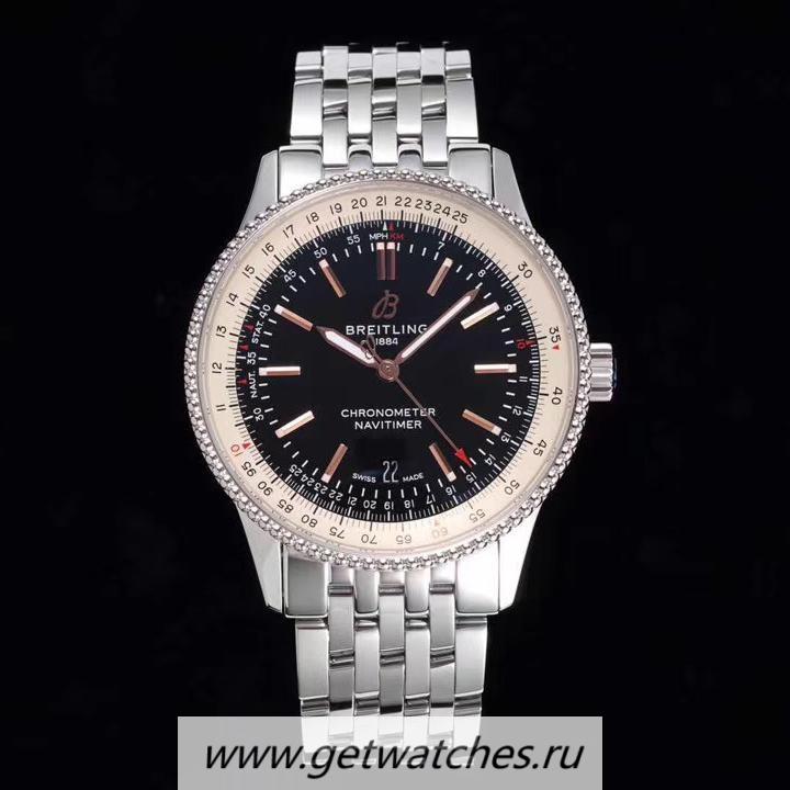 Copy Breitling Navitimer Automatic 41mm TF SS Black Dial 2824 Copy Breitling Navitimer Automatic 41mm TF SS Black Dial 2824