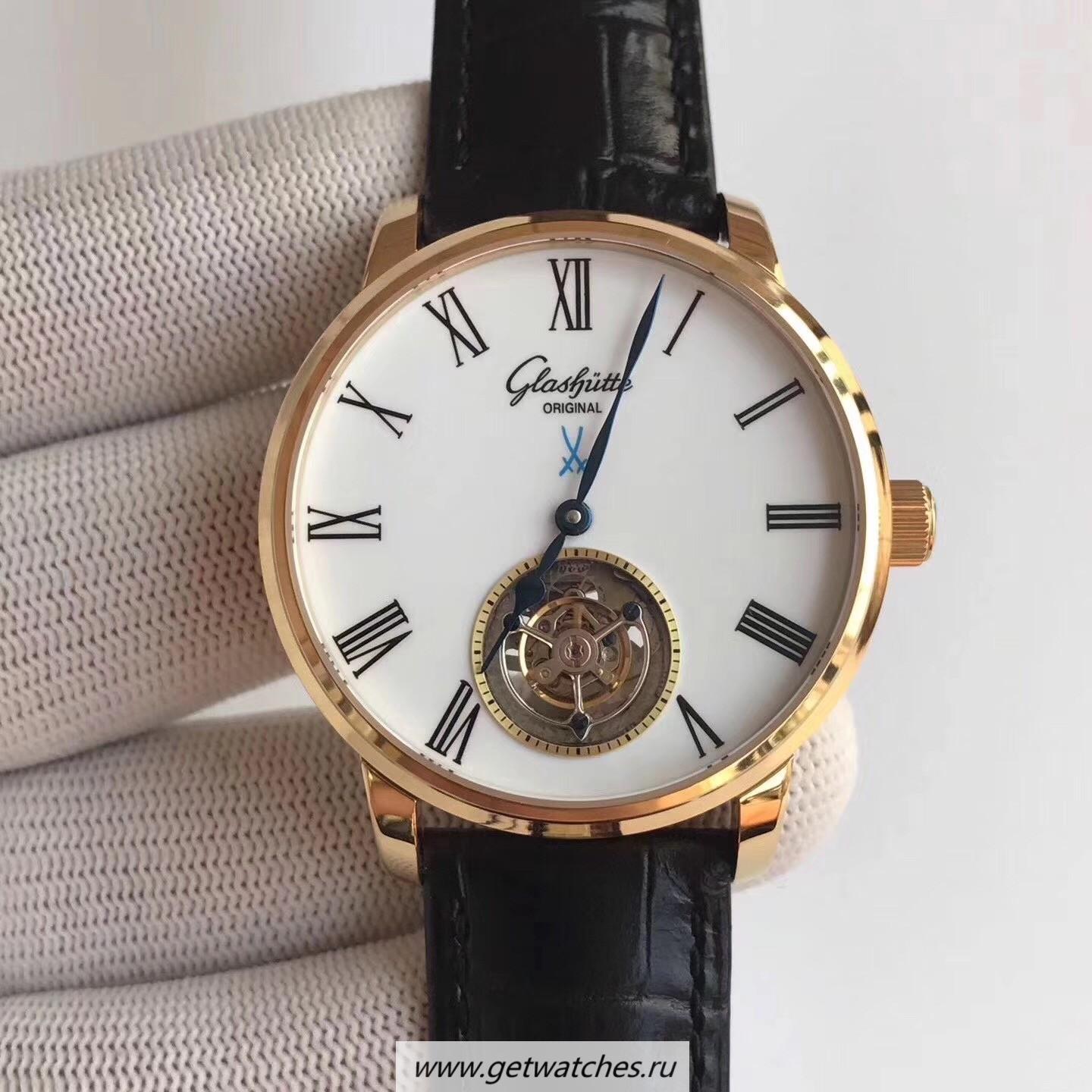 Fake Glashutte Original Senator Meissen Tourbillon 1-94-11-01-01-04 Noob Factory Rose Gold White Dial 94-11 Fake Glashutte Original Senator Meissen Tourbillon 1-94-11-01-01-04 Noob Factory Rose Gold White Dial 94-11