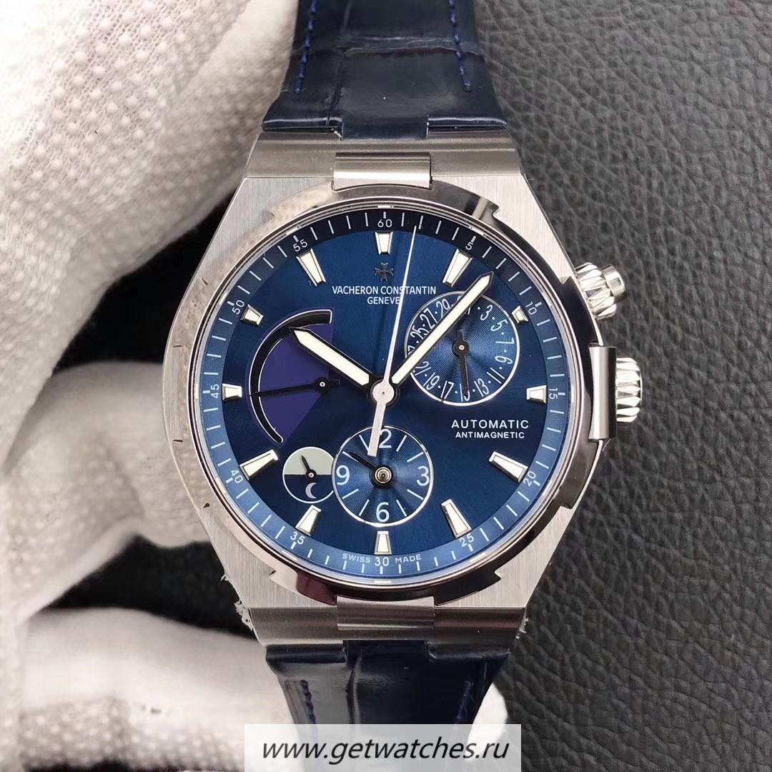High Quality Vacheron C0nstan1n Overseas Dual Time 47450 TWAF SS Blue Dial 1222 SC High Quality Vacheron C0nstan1n Overseas Dual Time 47450 TWAF SS Blue Dial 1222 SC