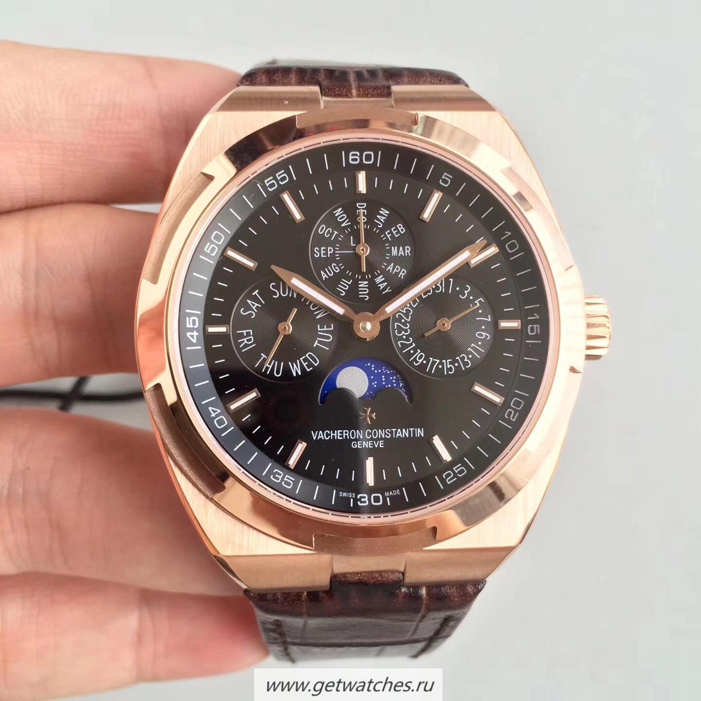 Fake Vacheron C0nstan1n Overseas Ultra Thin Perpetual Calendar 4300V/120G-B102 BF Rose Gold Black Dial 1120 QP Fake Vacheron C0nstan1n Overseas Ultra Thin Perpetual Calendar 4300V/120G-B102 BF Rose Gold Black Dial 1120 QP