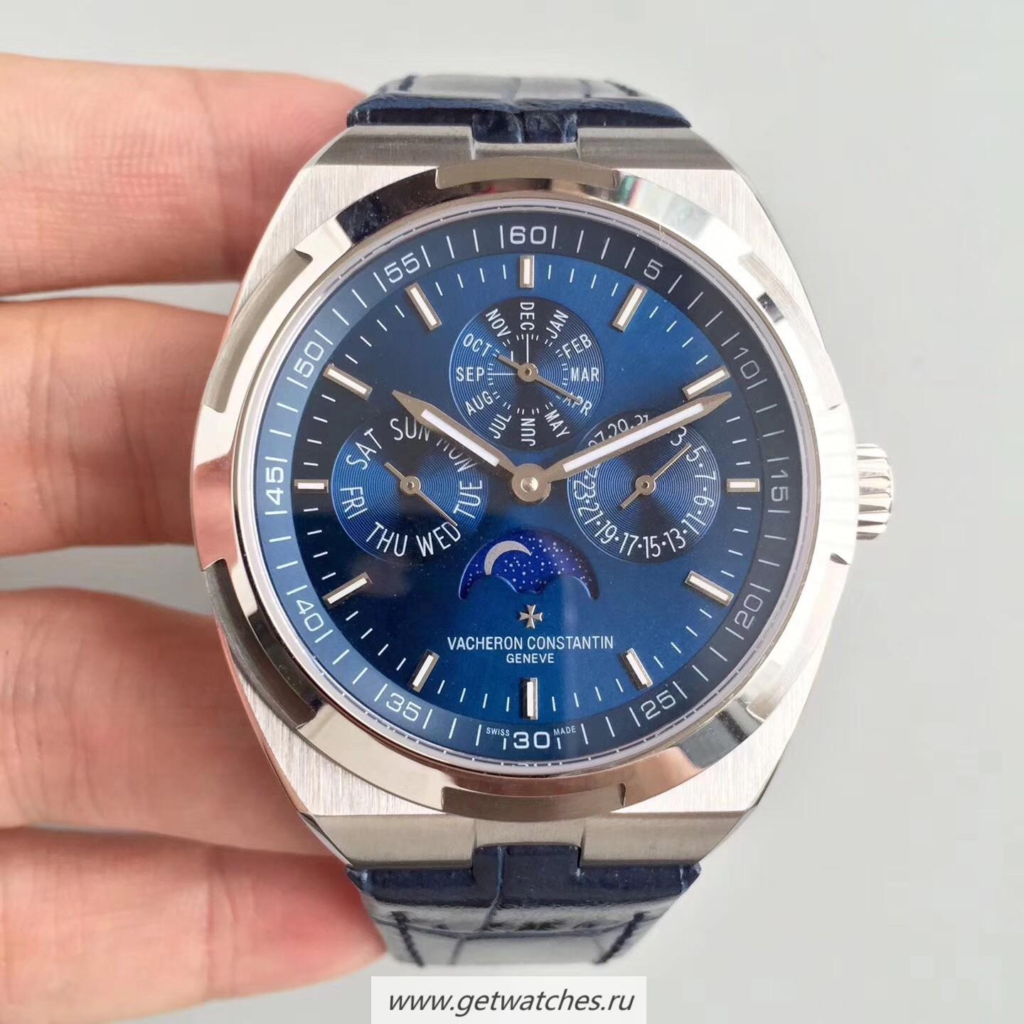 Copy Vacheron C0nstan1n Overseas Ultra Thin Perpetual Calendar 4300V/120G-B102 BF SS Blue Dial 1120 QP Copy Vacheron C0nstan1n Overseas Ultra Thin Perpetual Calendar 4300V/120G-B102 BF SS Blue Dial 1120 QP