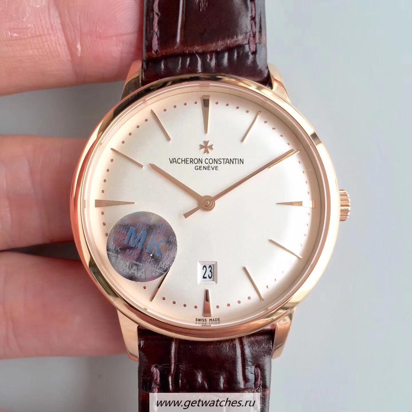 Copy Vacheron C0nstan1n Patrimony 85180/000R-9248 MKF Rose Gold White Dial 2450 Q6 Copy Vacheron C0nstan1n Patrimony 85180/000R-9248 MKF Rose Gold White Dial 2450 Q6