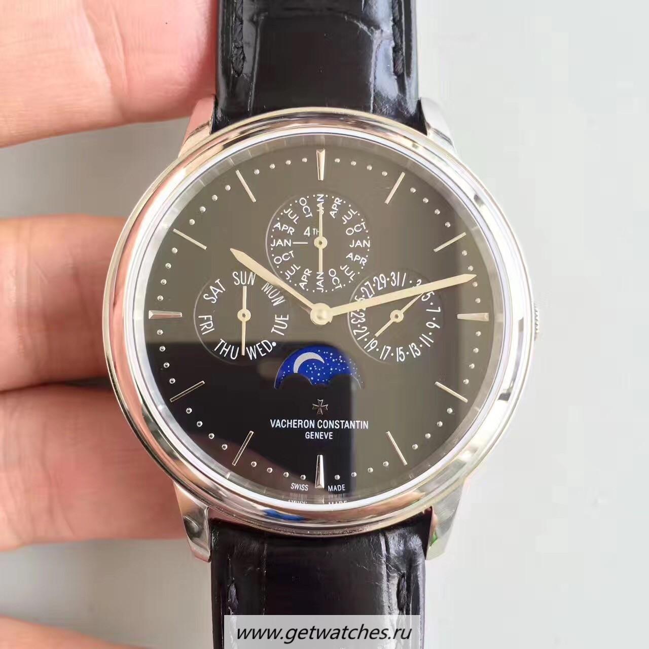 Best Price Vacheron C0nstan1n Patrimony Perpetual Calendar 43175/000P-B190 BF SS Black Dial 1120 QP Best Price Vacheron C0nstan1n Patrimony Perpetual Calendar 43175/000P-B190 BF SS Black Dial 1120 QP