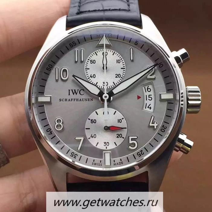 Fake IWC Pilot IW387808 Chrono SS Gray Dial 7750 Fake IWC Pilot IW387808 Chrono SS Gray Dial 7750