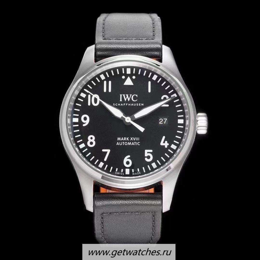 Perfect Replica IWC Pilot Mark XVIII HRF SS Black Dial 35111 Perfect Replica IWC Pilot Mark XVIII HRF SS Black Dial 35111
