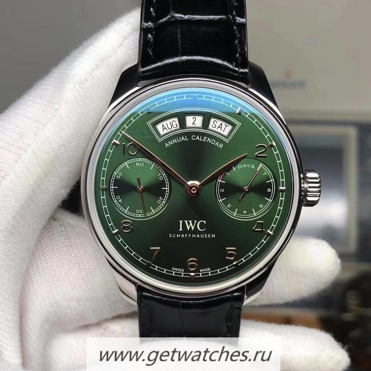 Best Price IWC Portugieser Annual Calendar IW503502 ZF SS Green Dial 52850 Best Price IWC Portugieser Annual Calendar IW503502 ZF SS Green Dial 52850