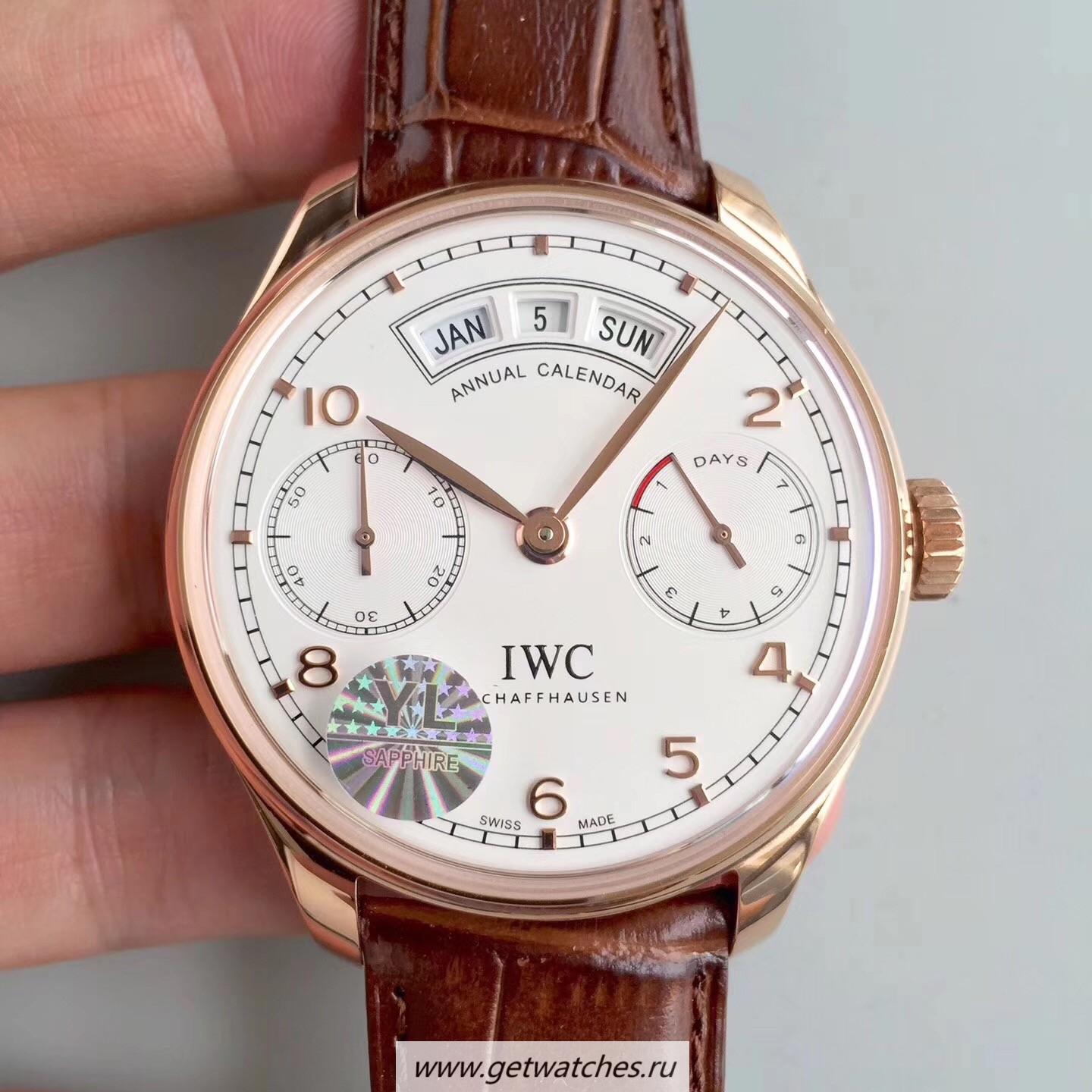 Shop IWC Portugieser Annual Calendar IW503504 YLF Rose Gold White Dial 52850 Shop IWC Portugieser Annual Calendar IW503504 YLF Rose Gold White Dial 52850