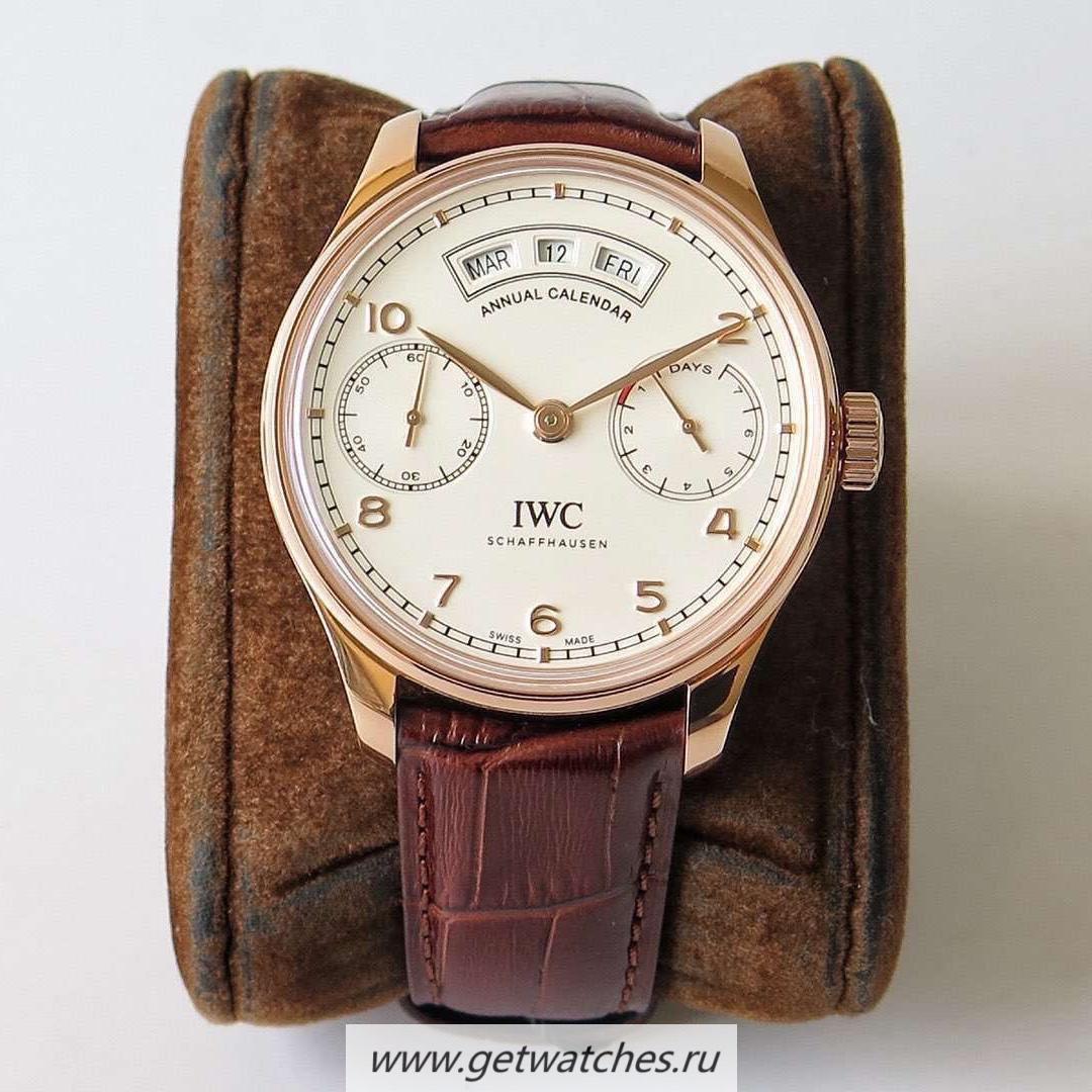 Perfect Replica IWC Portugieser Annual Calendar IW503504 ZF Rose Gold White Dial 52850 Perfect Replica IWC Portugieser Annual Calendar IW503504 ZF Rose Gold White Dial 52850