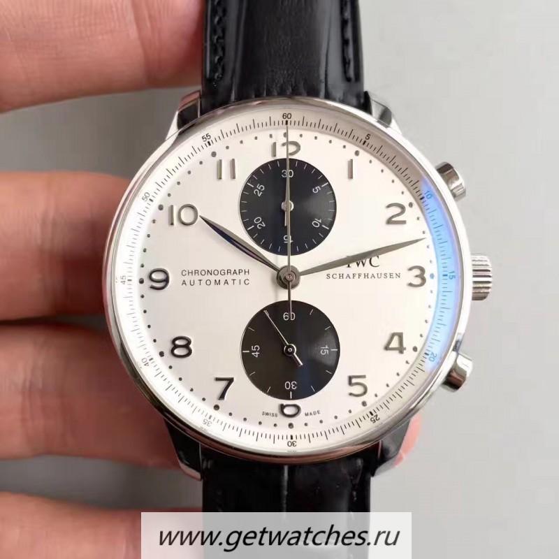 High Quality IWC Portugieser Chrono IW3714-11 ZF SS White & Black Dial 7750 High Quality IWC Portugieser Chrono IW3714-11 ZF SS White & Black Dial 7750
