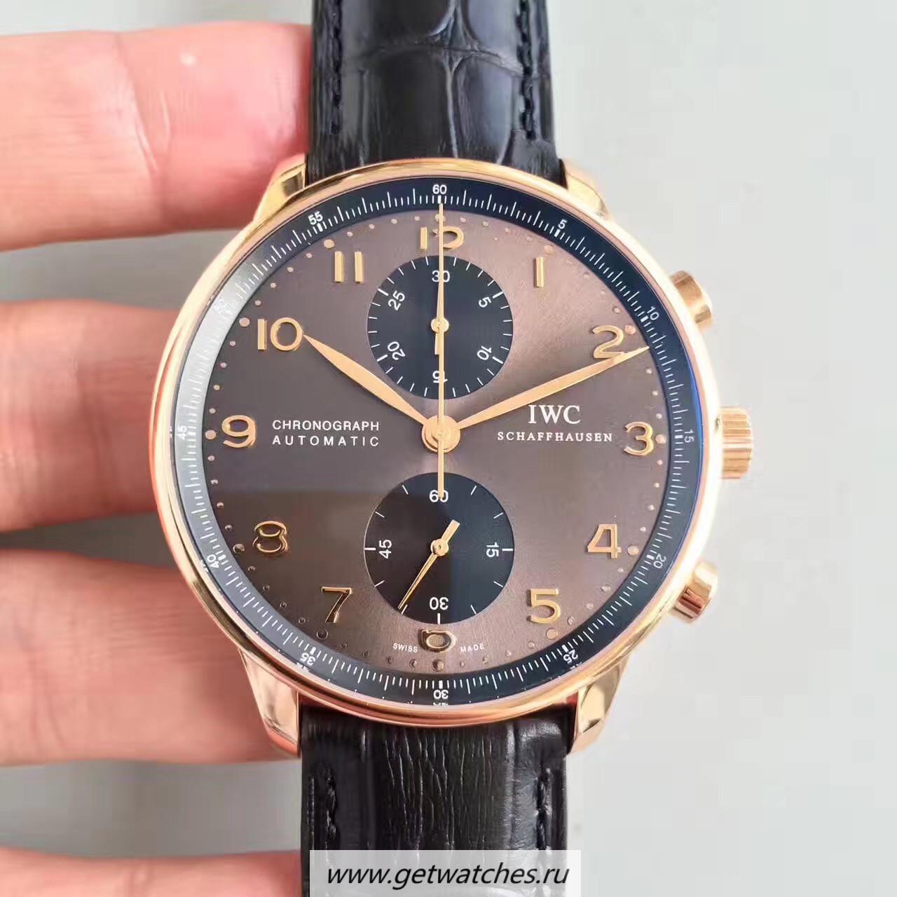 Best Price IWC Portugieser Chrono IW371482 ZF Rose Gold Anthracite Dial 7750 Best Price IWC Portugieser Chrono IW371482 ZF Rose Gold Anthracite Dial 7750