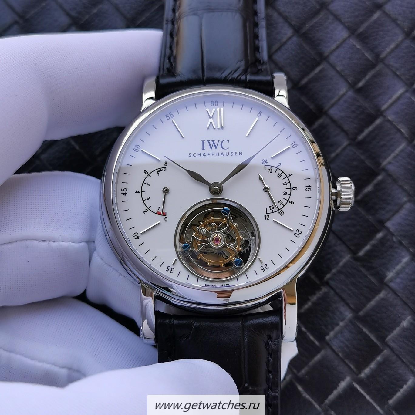 High Quality IWC Portugieser Tourbillon Power Reserve Noob Factory SS White Dial Tourbillon High Quality IWC Portugieser Tourbillon Power Reserve Noob Factory SS White Dial Tourbillon