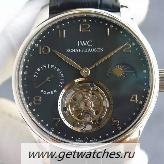 Perfect Replica IWC Portuguese Regulateur Tourbillon SS Black Dial Tourbillon Perfect Replica IWC Portuguese Regulateur Tourbillon SS Black Dial Tourbillon