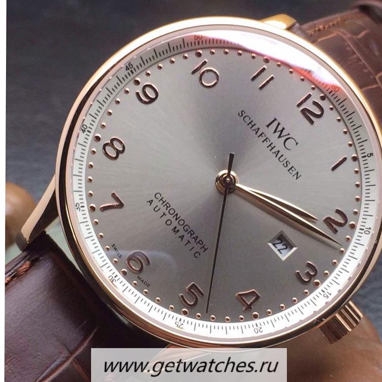 Shop IWC Portuguese Rose Gold Gray Dial 89000 Shop IWC Portuguese Rose Gold Gray Dial 89000