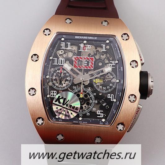 NEW Replica Richard Mille RM011 Chrono KVF Rose Gold Black Dial 7750 V3 NEW Replica Richard Mille RM011 Chrono KVF Rose Gold Black Dial 7750 V3