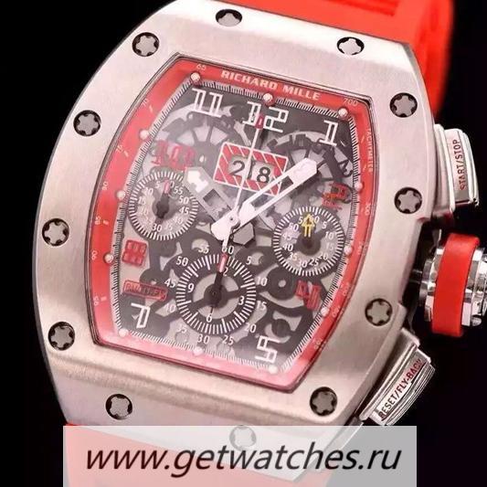 Fake Richard Mille RM011-FM Felipe Massa Chrono Titanium Red Dial 7750 Fake Richard Mille RM011-FM Felipe Massa Chrono Titanium Red Dial 7750