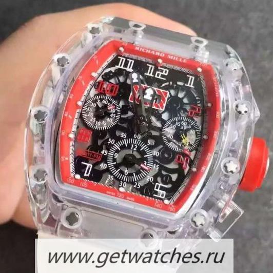 Best Price Richard Mille RM011-FM Shappire Red & Skeleton Dial 7750 Best Price Richard Mille RM011-FM Shappire Red & Skeleton Dial 7750
