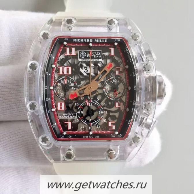Shop Richard Mille RM011 R Grosjean Lotus F1 Team Shappire Red & Skeleton Dial 7750 Shop Richard Mille RM011 R Grosjean Lotus F1 Team Shappire Red & Skeleton Dial 7750
