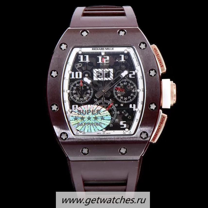 Copy Richard Mille RM011 TZP KVF Ceramic & Rose Gold White Dial 7750 Copy Richard Mille RM011 TZP KVF Ceramic & Rose Gold White Dial 7750