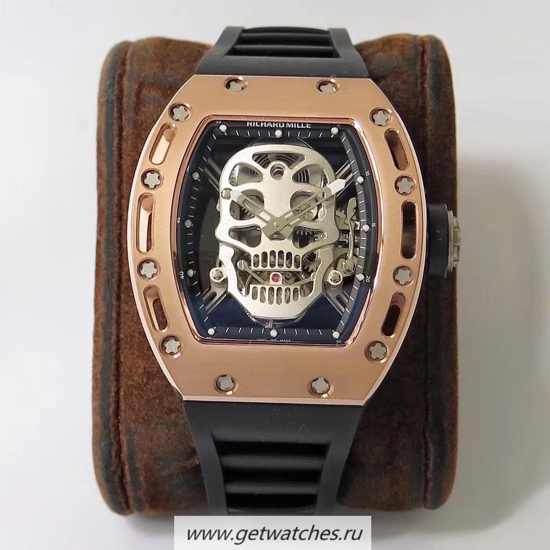 Shop Richard Mille RM052 EURF Rose Gold Skeleton Silver Skull Dial Tourbillon Shop Richard Mille RM052 EURF Rose Gold Skeleton Silver Skull Dial Tourbillon