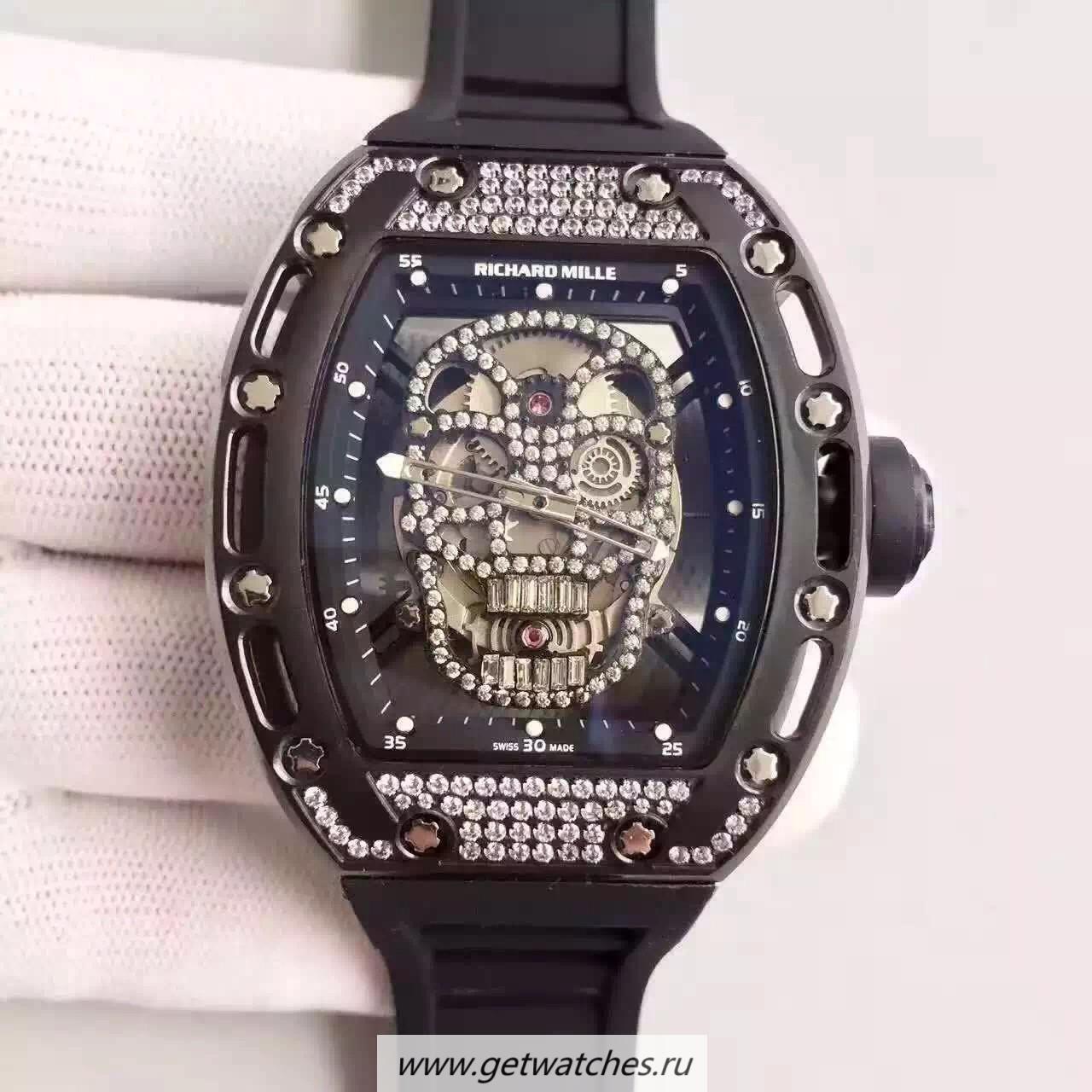 Copy Richard Mille RM052 SF PVD & D1am0nd D1am0nd Skull Dial M6T51 Copy Richard Mille RM052 SF PVD & D1am0nd D1am0nd Skull Dial M6T51