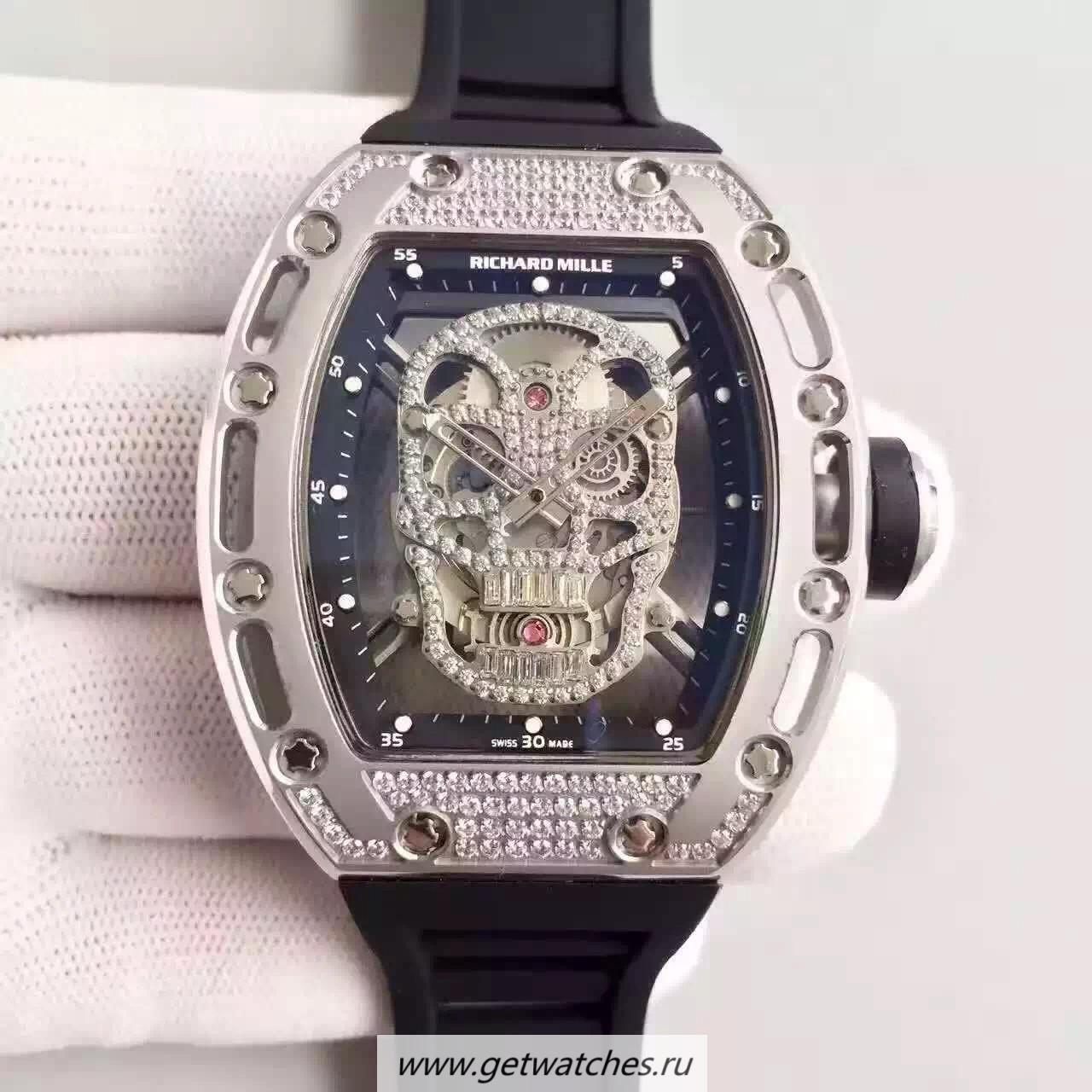 Fake Richard Mille RM052 SF Titanium & D1am0nd D1am0nd Skull Dial M6T51 Fake Richard Mille RM052 SF Titanium & D1am0nd D1am0nd Skull Dial M6T51