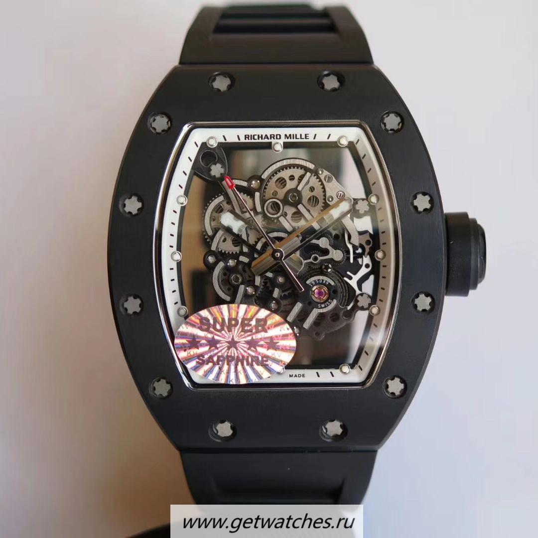 NEW Replica Richard Mille RM055 KVF V2 Ceramic White Dial M8215 NEW Replica Richard Mille RM055 KVF V2 Ceramic White Dial M8215