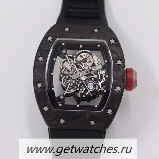 Replica Richard Mille RM055 KVF V3 NTPT Black Dial Black Strap M8215 Replica Richard Mille RM055 KVF V3 NTPT Black Dial Black Strap M8215