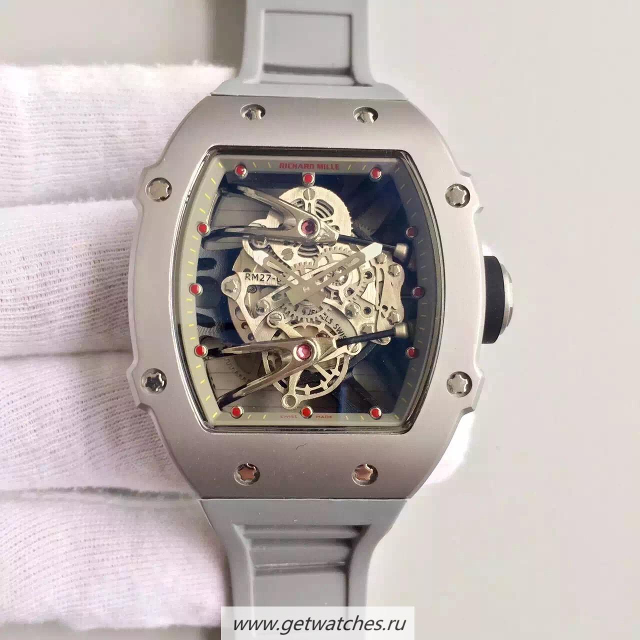 Shop Richard Mille RM27-02 SS Grey & Skeleton Dial M9015 Shop Richard Mille RM27-02 SS Grey & Skeleton Dial M9015