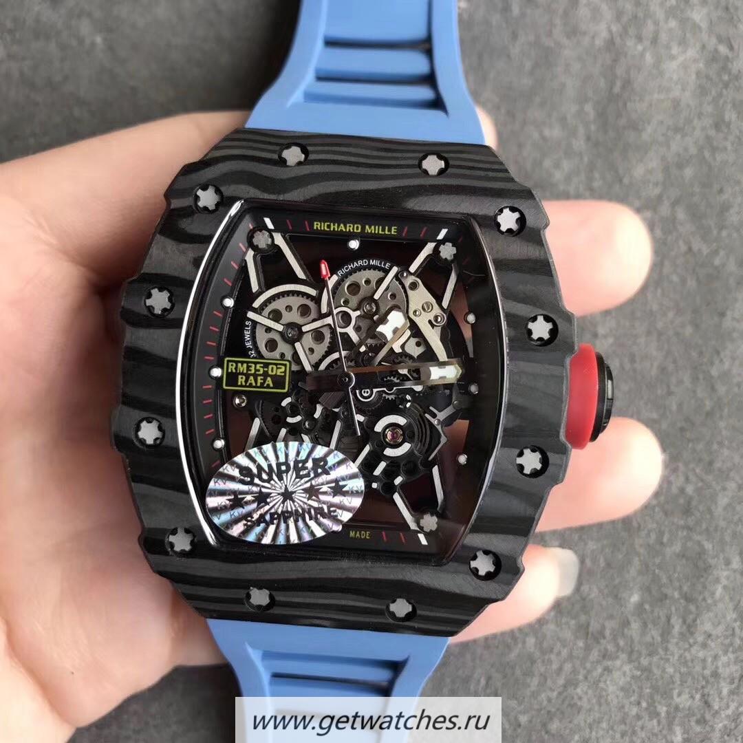 Shop Richard Mille RM35-02 Rafael Nadal KVF V2 Forged Carbon Black Skeleton Dial M8215 Shop Richard Mille RM35-02 Rafael Nadal KVF V2 Forged Carbon Black Skeleton Dial M8215