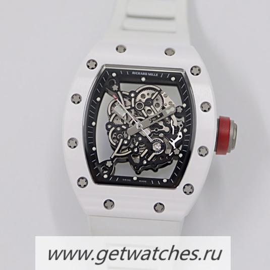 Best Price Richard Mille RM55 KVF V3 White Ceramic & Titanium Black Dial M8215 Best Price Richard Mille RM55 KVF V3 White Ceramic & Titanium Black Dial M8215