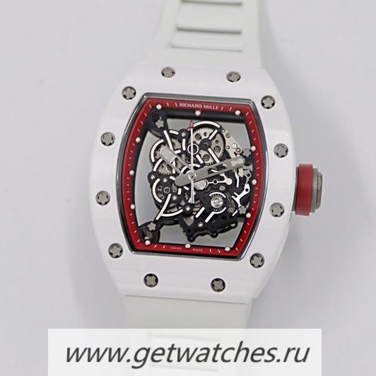 Shop Richard Mille RM55 KVF V3 White Ceramic & Titanium Red Dial M8215 Shop Richard Mille RM55 KVF V3 White Ceramic & Titanium Red Dial M8215