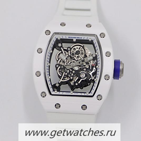 Fake Richard Mille RM55 KVF V3 White Ceramic & Titanium White Dial M8215 Fake Richard Mille RM55 KVF V3 White Ceramic & Titanium White Dial M8215