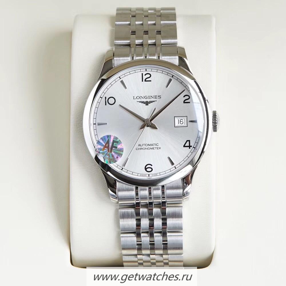 Shop Longines Record L2.821.4.76.6 AF SS SilverDial L888.4 Shop Longines Record L2.821.4.76.6 AF SS SilverDial L888.4