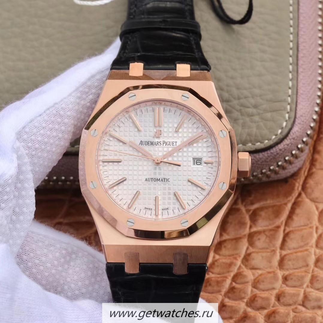 Shop Audemars P1g*et Royal Oak 15400 OMF Rose Gold Silver Dial 3120 Shop Audemars P1g*et Royal Oak 15400 OMF Rose Gold Silver Dial 3120